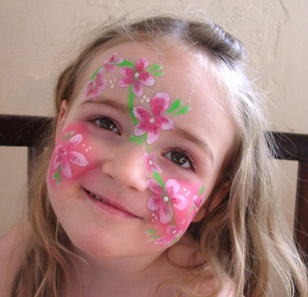 Face painting for kids party event