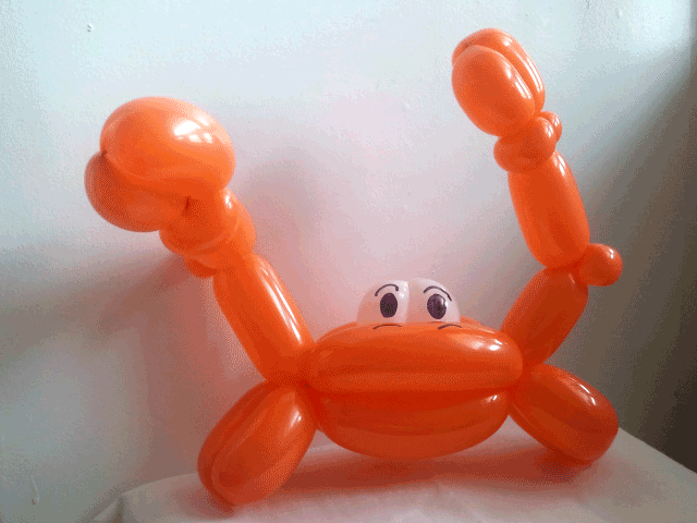 Crab balloon creation