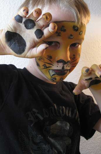 Animals party face painting