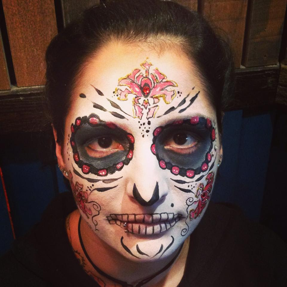Face painter for Halloween party London