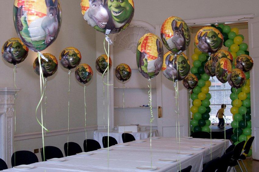 Shrek party theme balloons