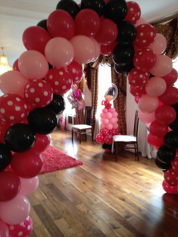 Minnie mouse party theme decorations