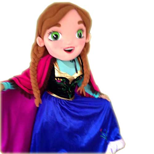 Frozen Anna Mascot