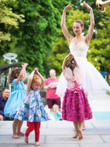 Ballerina party theme in London 7