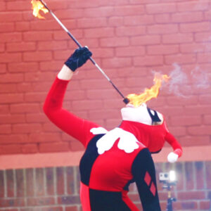 JoJoFun's Harley Quinn fire eater
