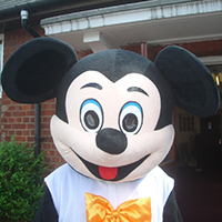 Mickey mouse mascot