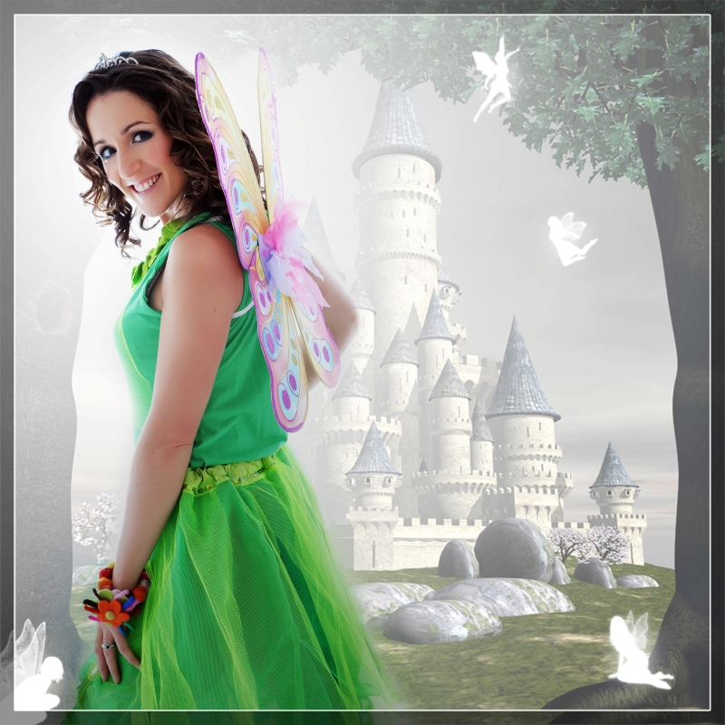 Fairy entertainer for party